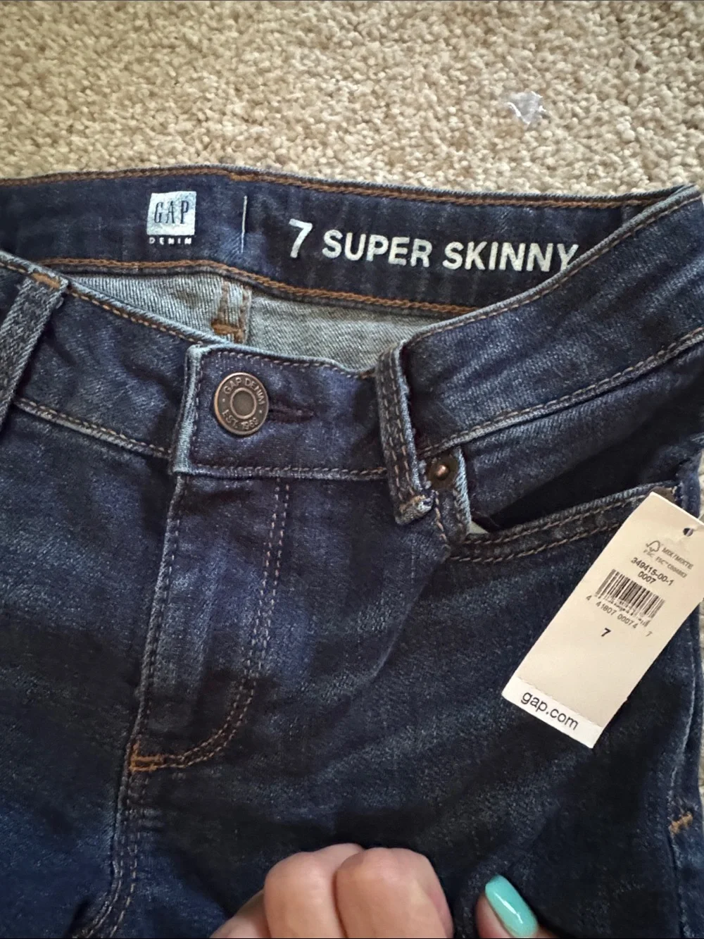 GAP Dark Blue Slim Jeans